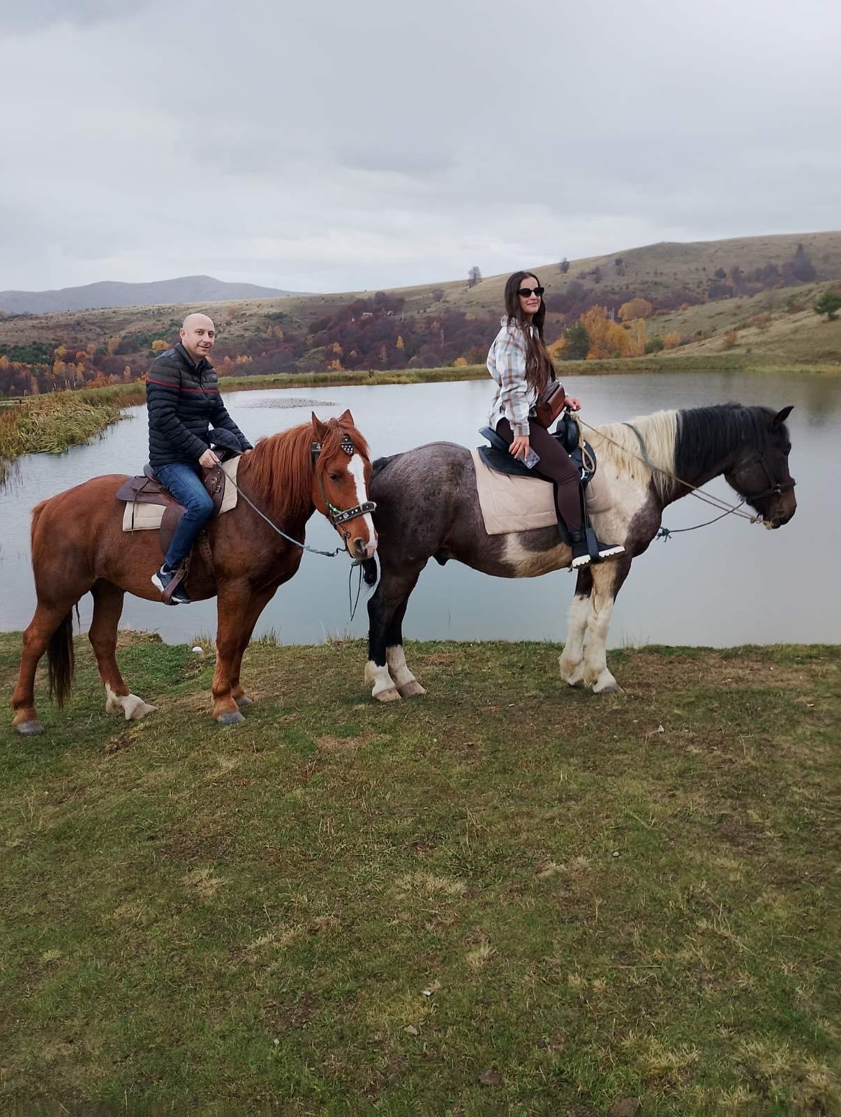 Јавач на коњ во природата